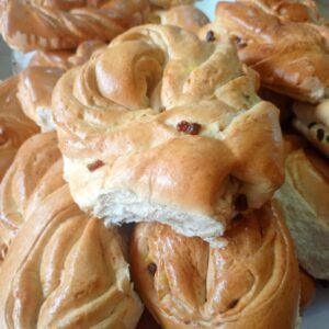 Brioche de pain tressee